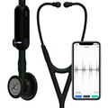 3M Littmann Littmann CORE Digital Stethoscope, Rainbow Chestpiece, Black, 27 inch 3M8570